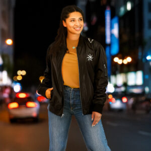 Black Bomber Jacket (Bold Edition)