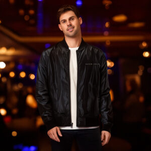 Black Bomber Jacket (Stealth Edition)